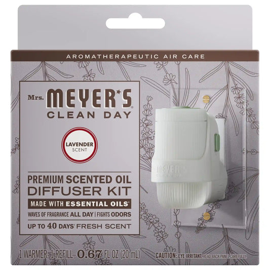 Lavender Plug In Scented Oil Warmer With Refill